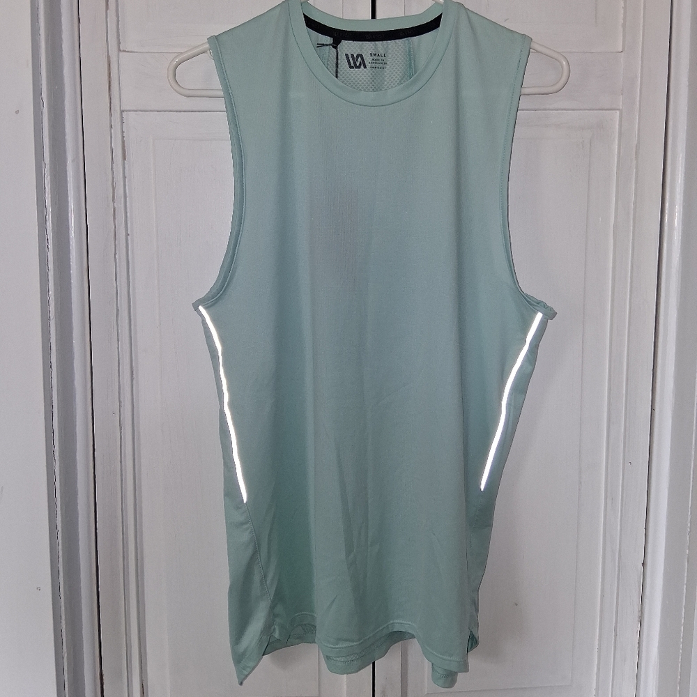 VRST Men's Light Blue Sleeveless Athletic Top